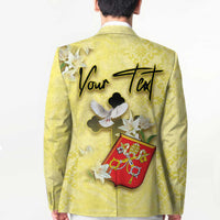 Personalized Vatican City Blazer Coat Of Arms With Dove Bird - Wonder Print Shop