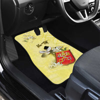 Personalized Vatican City Car Mats Coat Of Arms With Dove Bird - Wonder Print Shop