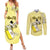 Personalized Vatican City Couples Matching Summer Maxi Dress and Long Sleeve Button Shirt Coat Of Arms With Dove Bird - Wonder Print Shop