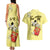 Personalized Vatican City Couples Matching Tank Maxi Dress and Hawaiian Shirt Coat Of Arms With Dove Bird - Wonder Print Shop