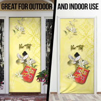 Personalized Vatican City Door Cover Coat Of Arms With Dove Bird - Wonder Print Shop