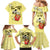 Personalized Vatican City Family Matching Mermaid Dress and Hawaiian Shirt Coat Of Arms With Dove Bird - Wonder Print Shop