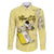 Personalized Vatican City Family Matching Off The Shoulder Long Sleeve Dress and Hawaiian Shirt Coat Of Arms With Dove Bird - Wonder Print Shop