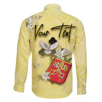 Personalized Vatican City Family Matching Off Shoulder Maxi Dress and Hawaiian Shirt Coat Of Arms With Dove Bird - Wonder Print Shop