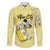 Personalized Vatican City Family Matching Off Shoulder Short Dress and Hawaiian Shirt Coat Of Arms With Dove Bird - Wonder Print Shop