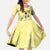 Personalized Vatican City Kid Short Sleeve Dress Coat Of Arms With Dove Bird - Wonder Print Shop