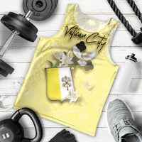 Personalized Vatican City Men Tank Top Coat Of Arms With Dove Bird - Wonder Print Shop