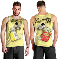 Personalized Vatican City Men Tank Top Coat Of Arms With Dove Bird - Wonder Print Shop