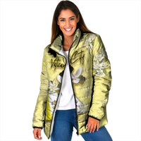Personalized Vatican City Padded Jacket Coat Of Arms With Dove Bird - Wonder Print Shop