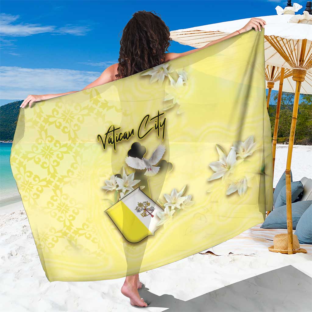 Vatican City Sarong Coat Of Arms With Dove Bird - Wonder Print Shop