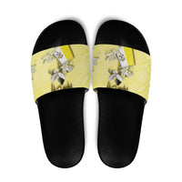 Vatican City Slide Sandals Coat Of Arms With Dove Bird - Wonder Print Shop