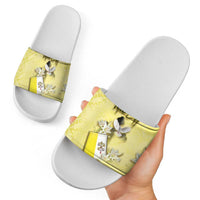 Vatican City Slide Sandals Coat Of Arms With Dove Bird - Wonder Print Shop