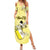 Personalized Vatican City Summer Maxi Dress Coat Of Arms With Dove Bird - Wonder Print Shop