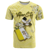 Personalized Vatican City T Shirt Coat Of Arms With Dove Bird - Wonder Print Shop