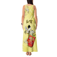 Personalized Vatican City Tank Maxi Dress Coat Of Arms With Dove Bird - Wonder Print Shop