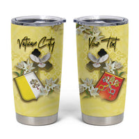 Personalized Vatican City Tumbler Cup Coat Of Arms With Dove Bird - Wonder Print Shop