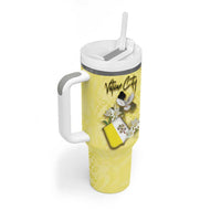 Personalized Vatican City Tumbler With Handle Coat Of Arms With Dove Bird - Wonder Print Shop