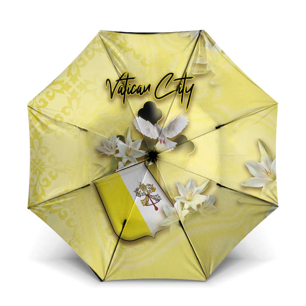 Vatican City Umbrella Coat Of Arms With Dove Bird - Wonder Print Shop