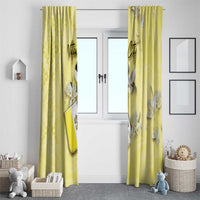 Vatican City Window Curtain Coat Of Arms With Dove Bird - Wonder Print Shop