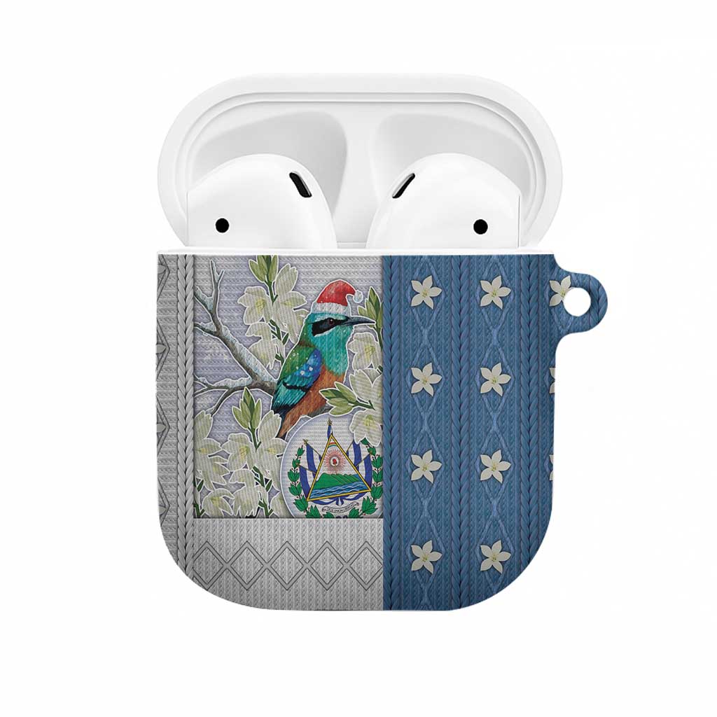 El Salvador Torogoz Christmas AirPods Case With Wool Effect Patterns - Wonder Print Shop