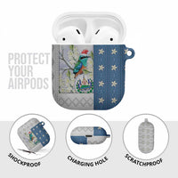 El Salvador Torogoz Christmas AirPods Case With Wool Effect Patterns - Wonder Print Shop