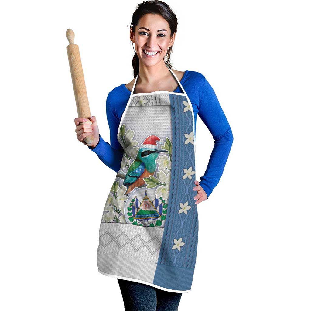 El Salvador Torogoz Christmas Apron With Wool Effect Patterns - Wonder Print Shop