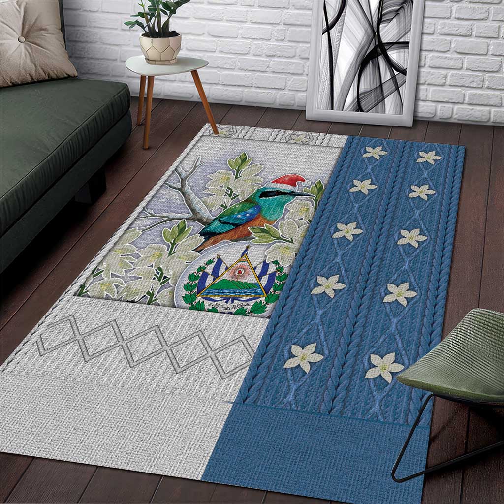 El Salvador Torogoz Christmas Area Rug With Wool Effect Patterns - Wonder Print Shop