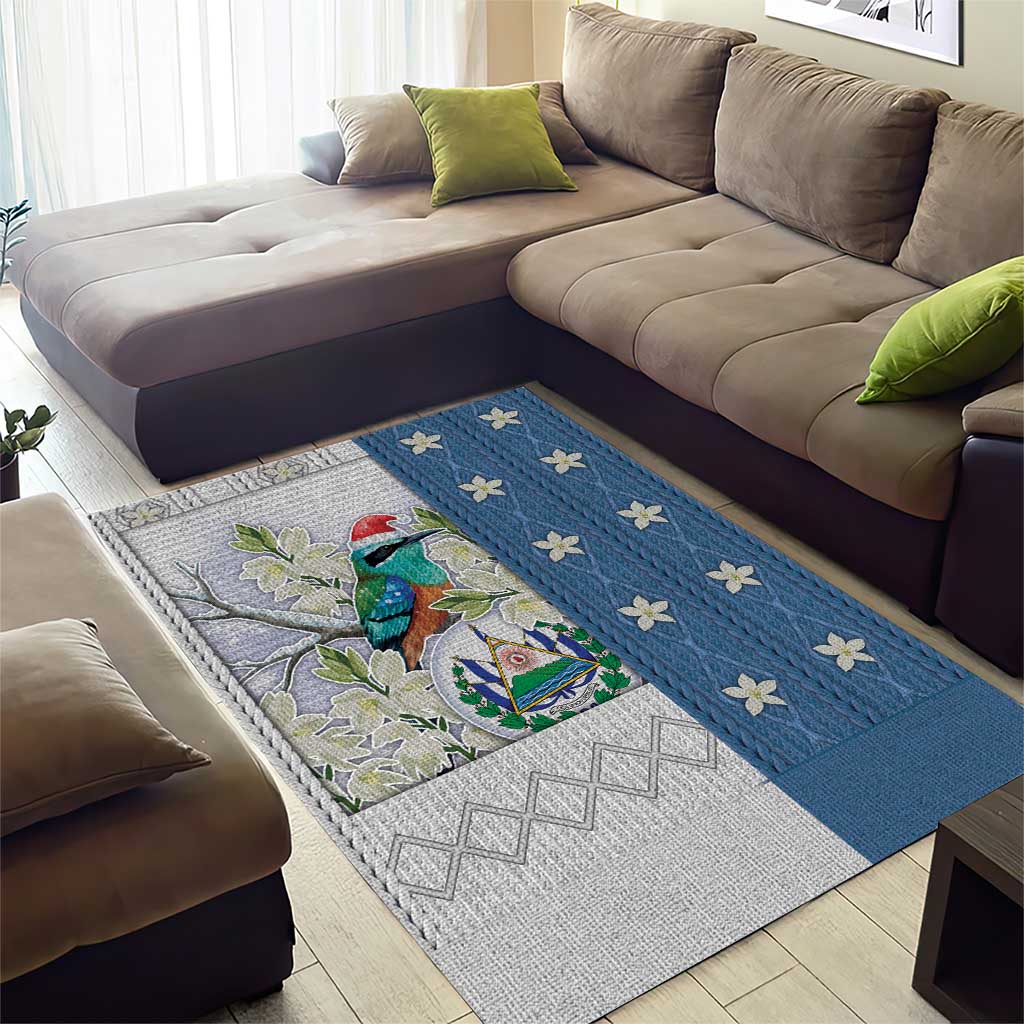 El Salvador Torogoz Christmas Area Rug With Wool Effect Patterns - Wonder Print Shop
