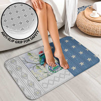 El Salvador Torogoz Christmas Bathroom Set With Wool Effect Patterns - Wonder Print Shop