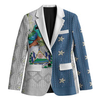 El Salvador Torogoz Christmas Blazer With Wool Effect Patterns - Wonder Print Shop