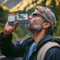 El Salvador Torogoz Christmas 4 in 1 Can Cooler Tumbler With Wool Effect Patterns - Wonder Print Shop