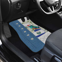 El Salvador Torogoz Christmas Car Mats With Wool Effect Patterns - Wonder Print Shop