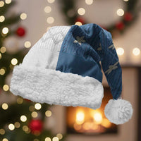 El Salvador Torogoz Christmas Santa Hat With Wool Effect Patterns - Wonder Print Shop