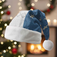 El Salvador Torogoz Christmas Santa Hat With Wool Effect Patterns - Wonder Print Shop