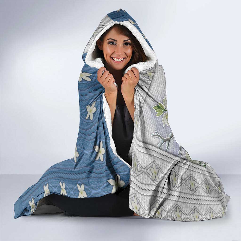 El Salvador Torogoz Christmas Hooded Blanket With Wool Effect Patterns - Wonder Print Shop