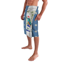 El Salvador Torogoz Christmas Lavalava With Wool Effect Patterns - Wonder Print Shop