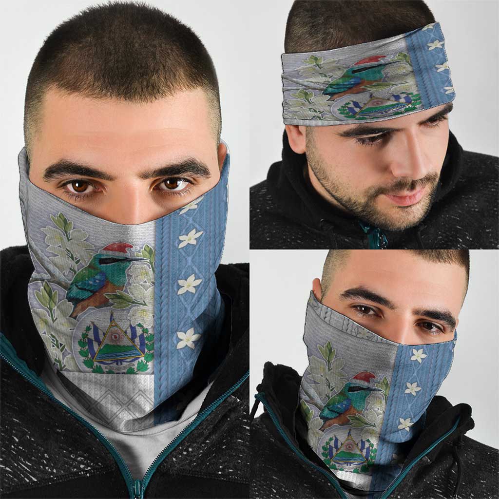 El Salvador Torogoz Christmas Neck Gaiter With Wool Effect Patterns - Wonder Print Shop