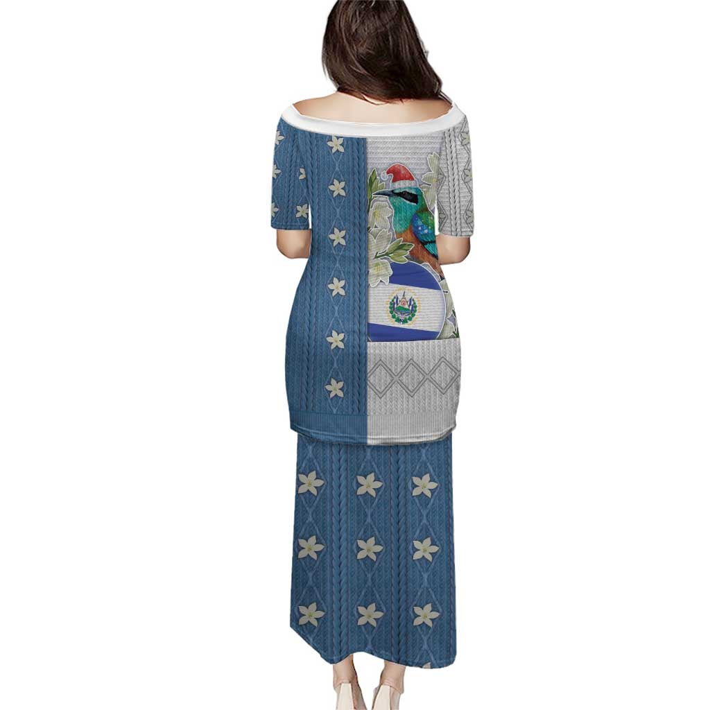 El Salvador Torogoz Christmas Puletasi With Wool Effect Patterns - Wonder Print Shop