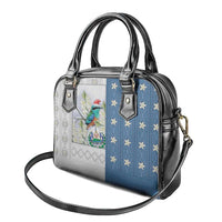 El Salvador Torogoz Christmas Shoulder Handbag With Wool Effect Patterns - Wonder Print Shop