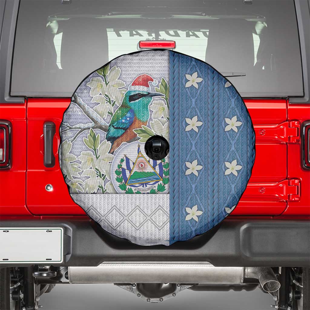 El Salvador Torogoz Christmas Spare Tire Cover With Wool Effect Patterns - Wonder Print Shop