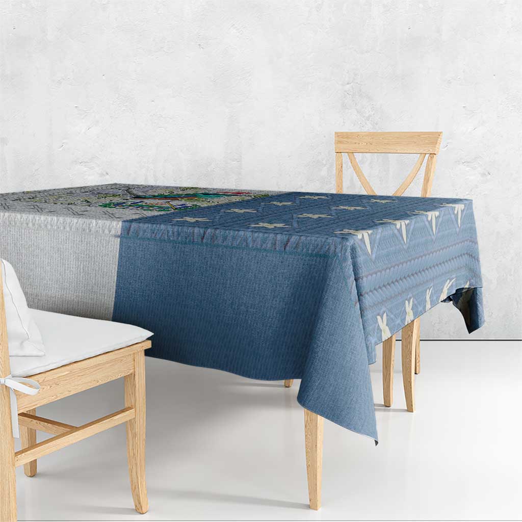 El Salvador Torogoz Christmas Tablecloth With Wool Effect Patterns - Wonder Print Shop