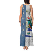 El Salvador Torogoz Christmas Tank Maxi Dress With Wool Effect Patterns - Wonder Print Shop
