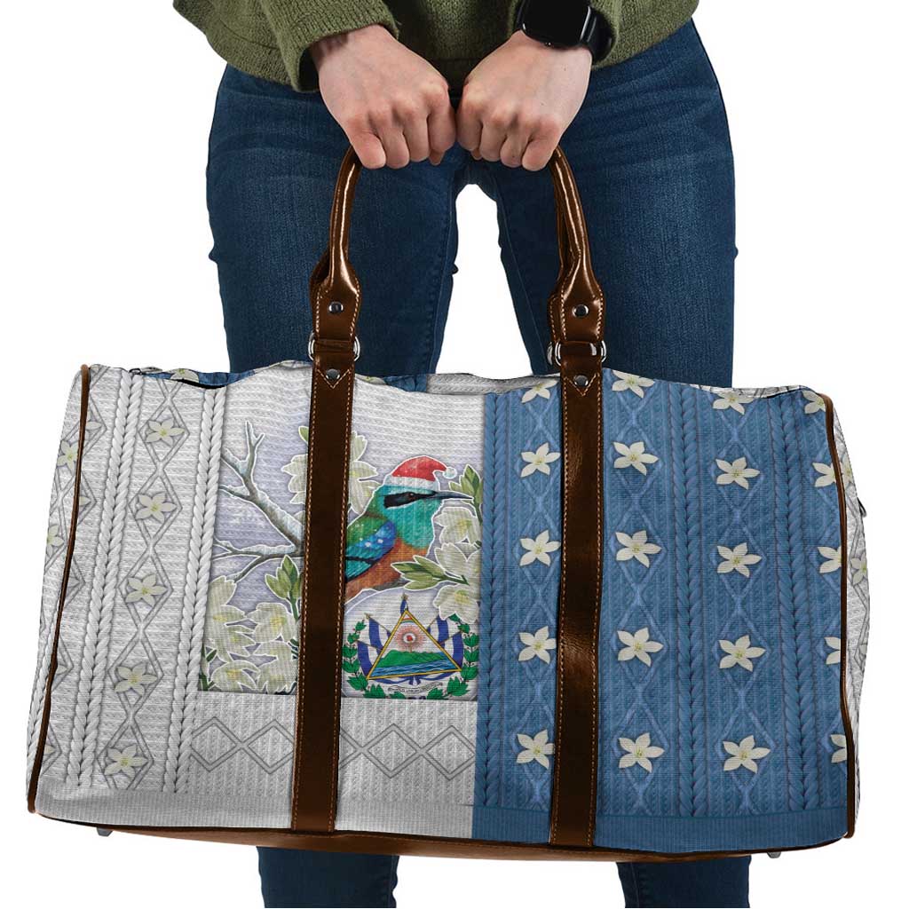 El Salvador Torogoz Christmas Travel Bag With Wool Effect Patterns - Wonder Print Shop