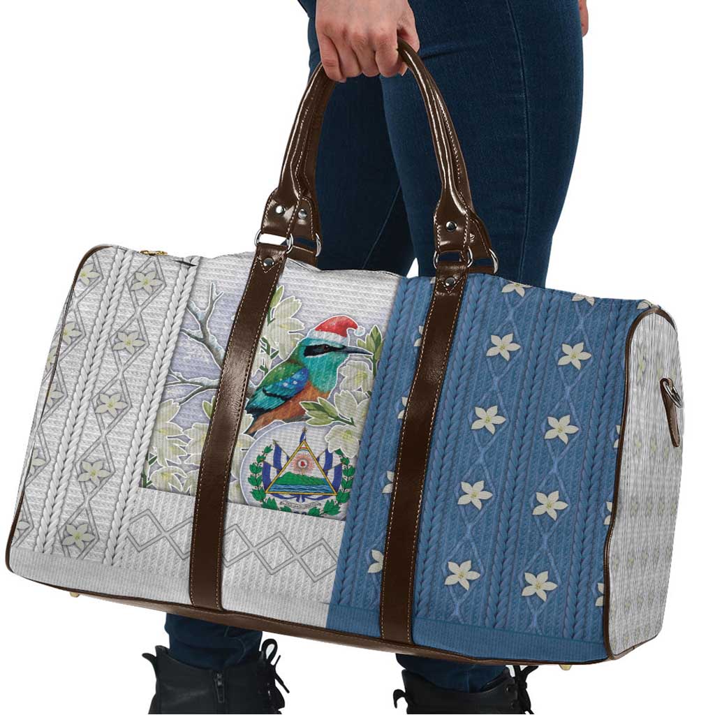El Salvador Torogoz Christmas Travel Bag With Wool Effect Patterns - Wonder Print Shop