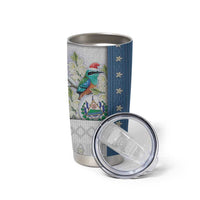 El Salvador Torogoz Christmas Tumbler Cup With Wool Effect Patterns - Wonder Print Shop