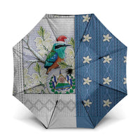 El Salvador Torogoz Christmas Umbrella With Wool Effect Patterns - Wonder Print Shop