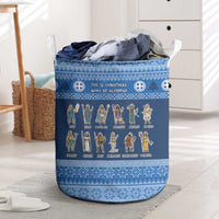 Greece Christmas Laundry Basket The Twelve Gods Of Olympus - Wonder Print Shop