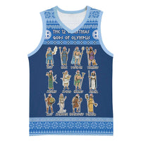 Greece Christmas Basketball Jersey The Twelve Gods Of Olympus - Wonder Print Shop