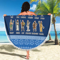 Greece Christmas Beach Blanket The Twelve Gods Of Olympus - Wonder Print Shop
