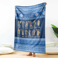 Greece Christmas Blanket The Twelve Gods Of Olympus - Wonder Print Shop